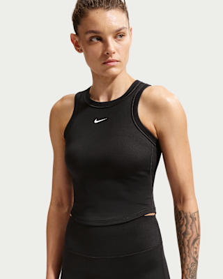 Nike One Fitted Women's Dri-FIT Cropped Tank Top. Nike ZA